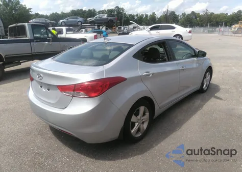2012 Hyundai Elantra Gls from USA, damaged, VIN 5NPDH4AE9CH136792